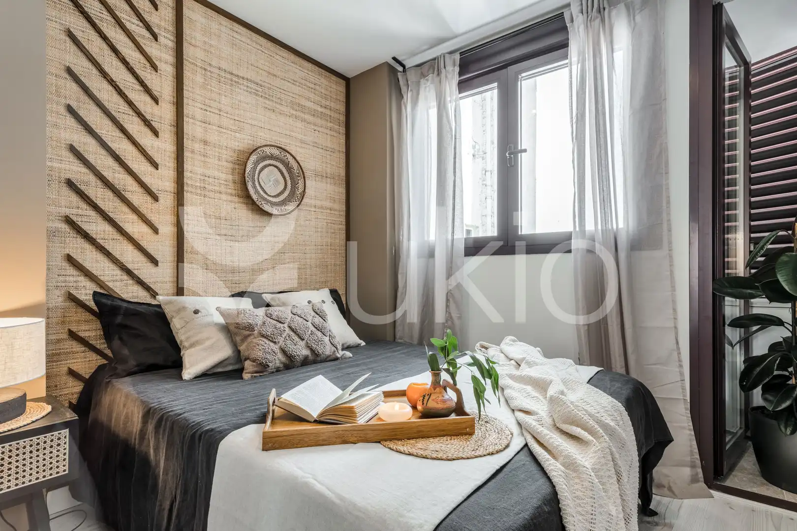 Habitación de Apartamento de alquiler en Madrid con Aire acondicionado, Calefacción y Terraza