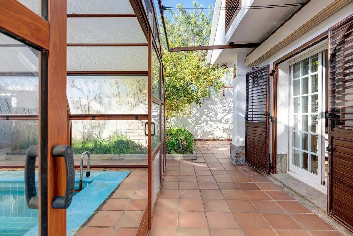 Garden of Houses for sale in Sant Pere de Ribes  with Air Conditioner, Heating and Private garden