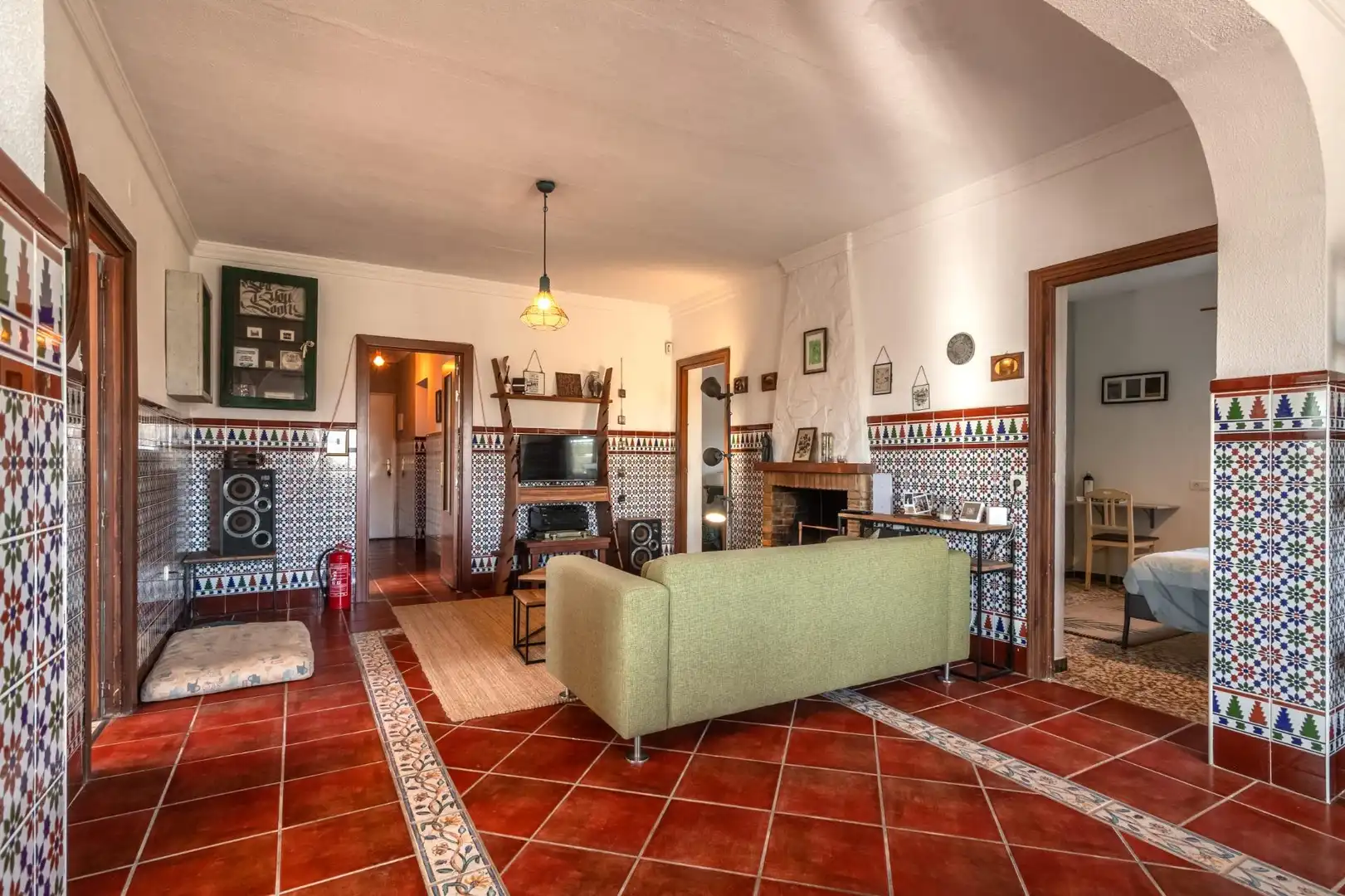 Sala de estar de Finca rústica en venta en Lepe con Calefacción, Jardín privado y Terraza