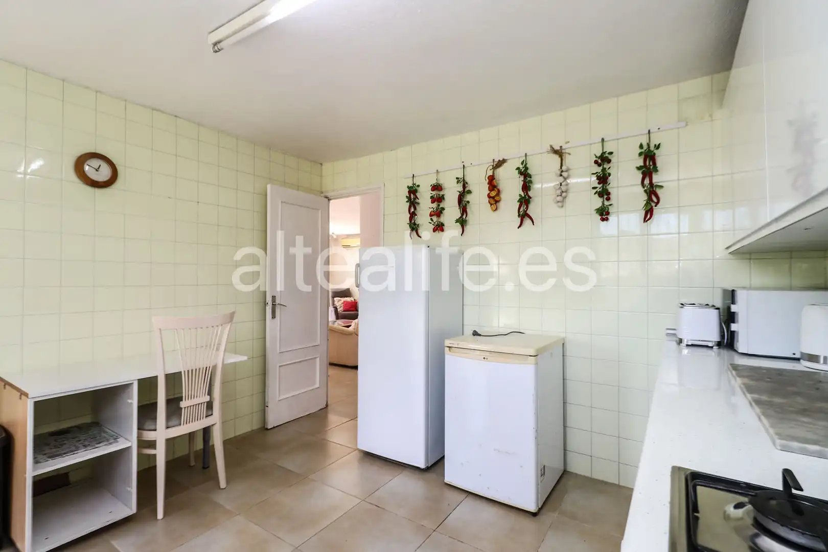 Cocina de Casa o chalet en venta en La Nucia con Aire acondicionado, Jardín privado y Terraza