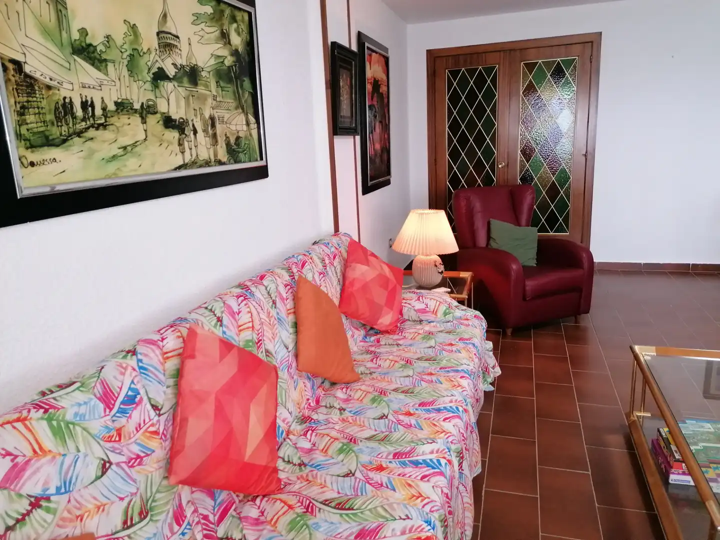 Sala de estar de Apartamento de alquiler en Calafell con Terraza, Amueblado y Horno