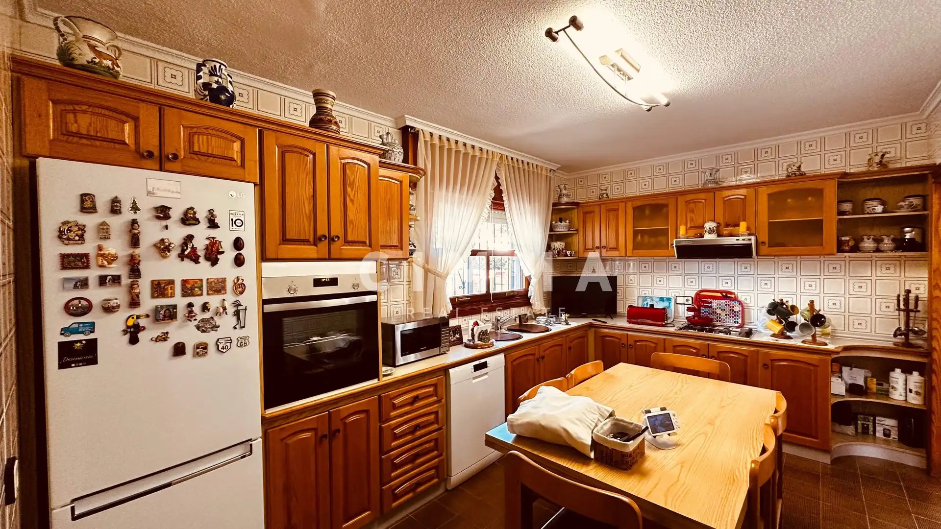 Cocina de Casa o chalet en venta en La Nucia con Aire acondicionado, Calefacción y Jardín privado
