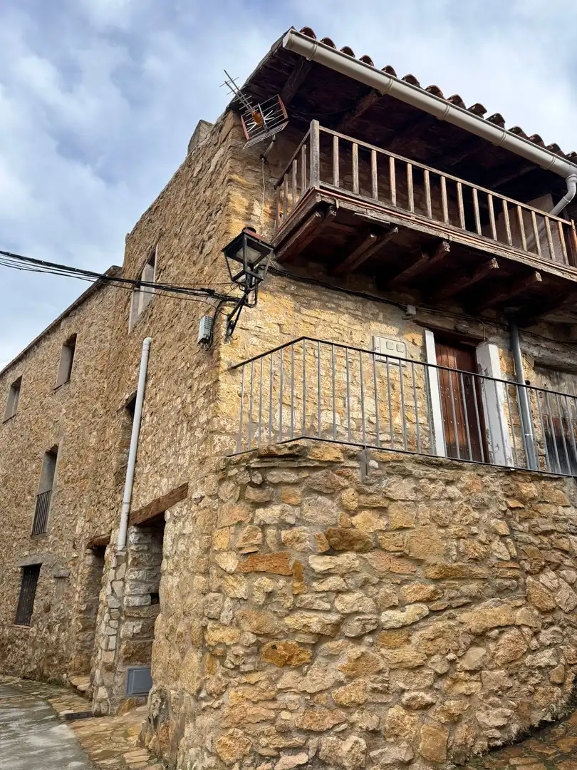 Vista exterior de Finca rústica en venta en La Pobla de Benifassà con Amueblado