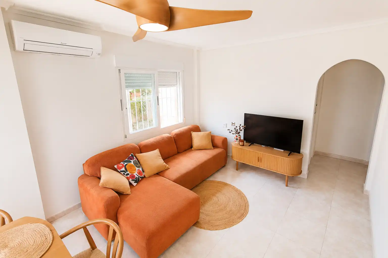 Sala de estar de Casa o chalet de alquiler en Torrevieja con Aire acondicionado, Calefacción y Trastero