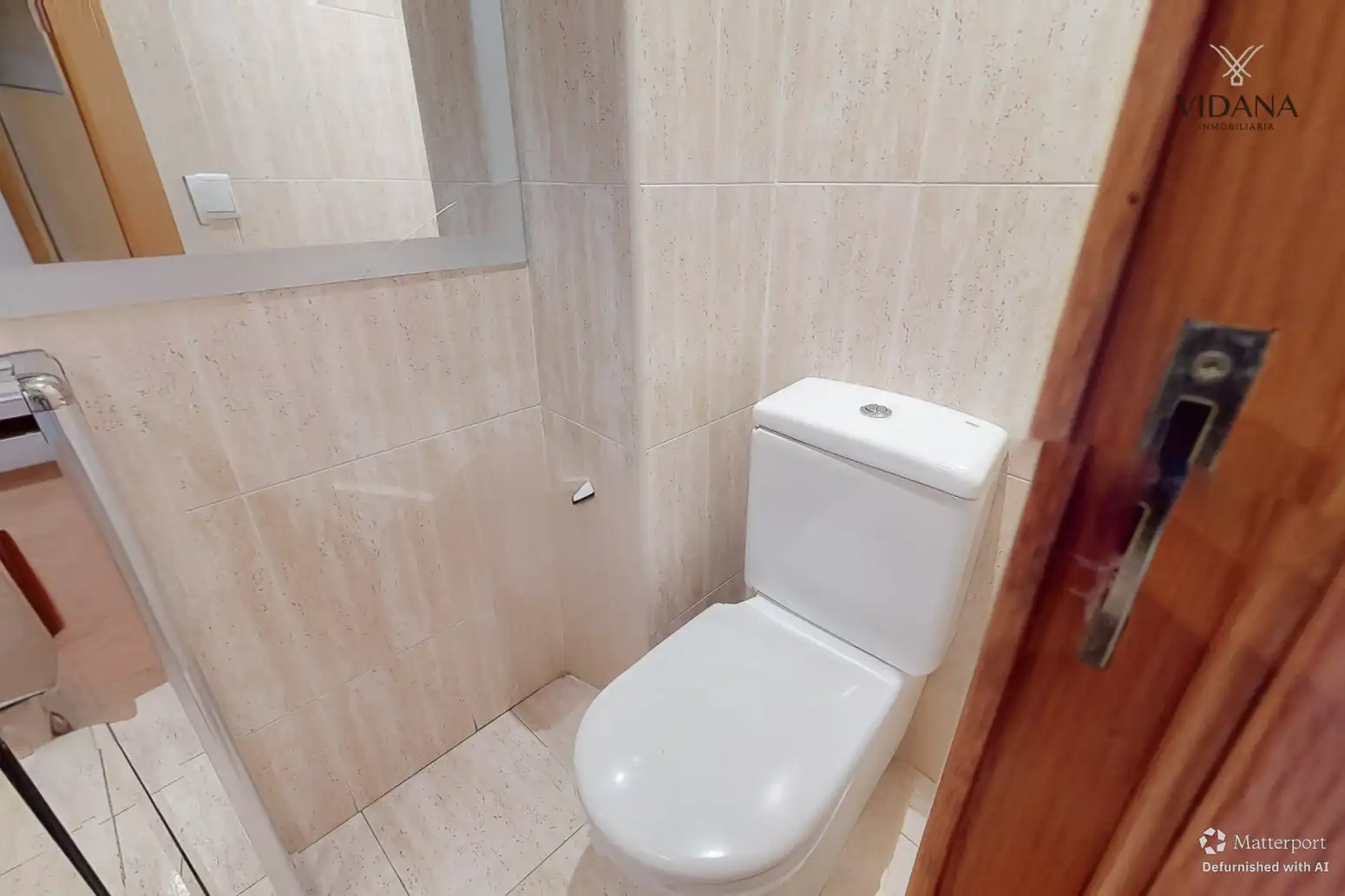 Baño de Ático en venta en  Pamplona / Iruña con Calefacción, Jardín privado y Parquet