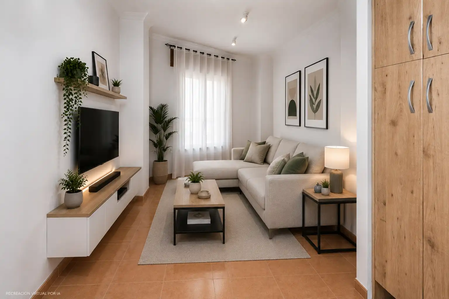 Wohnzimmer von Wohnung zum Verkauf in El Ejido mit Möbliert und Balkon