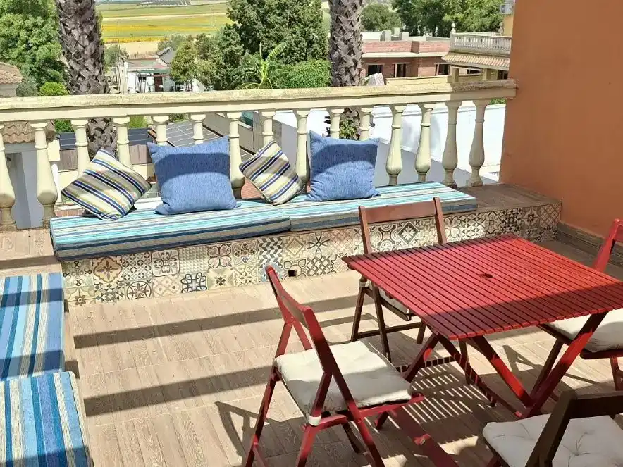 Terraza de Casa o chalet en venta en Salteras con Aire acondicionado, Piscina y Balcón
