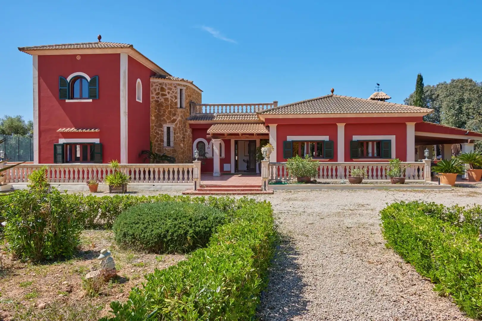 Vista exterior de Finca rústica en venta en Llucmajor con Aire acondicionado, Jardín privado y Terraza