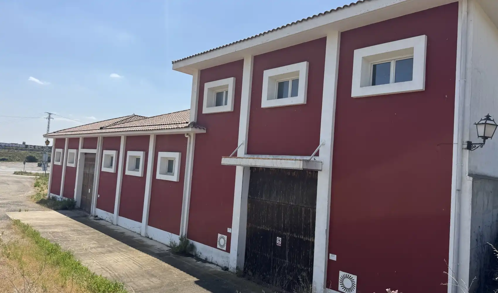 Exterior view of Industrial buildings for sale in  Logroño