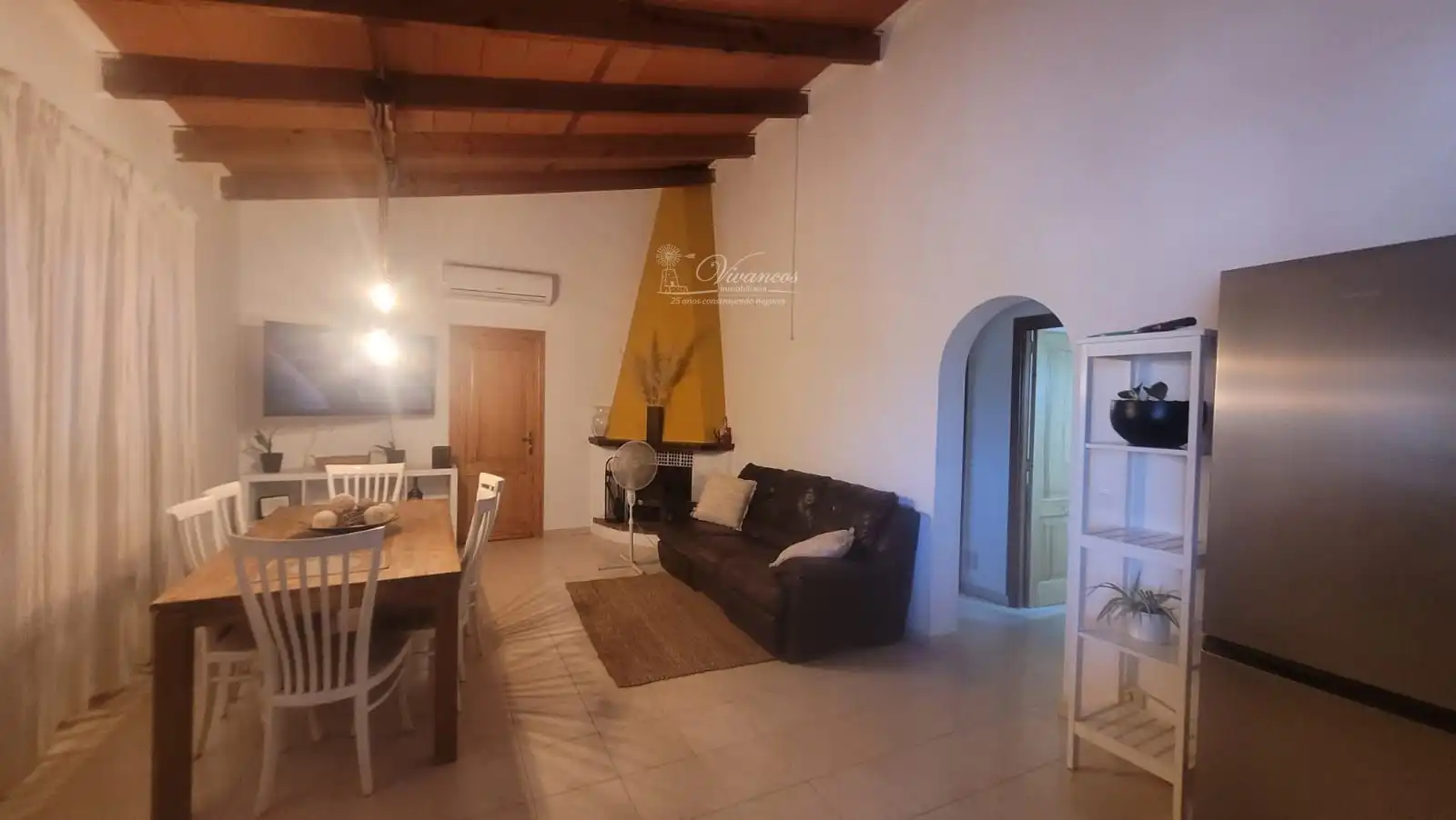 Living room of Houses for rent in Santa Eugènia  with Air Conditioner and Swimming Pool