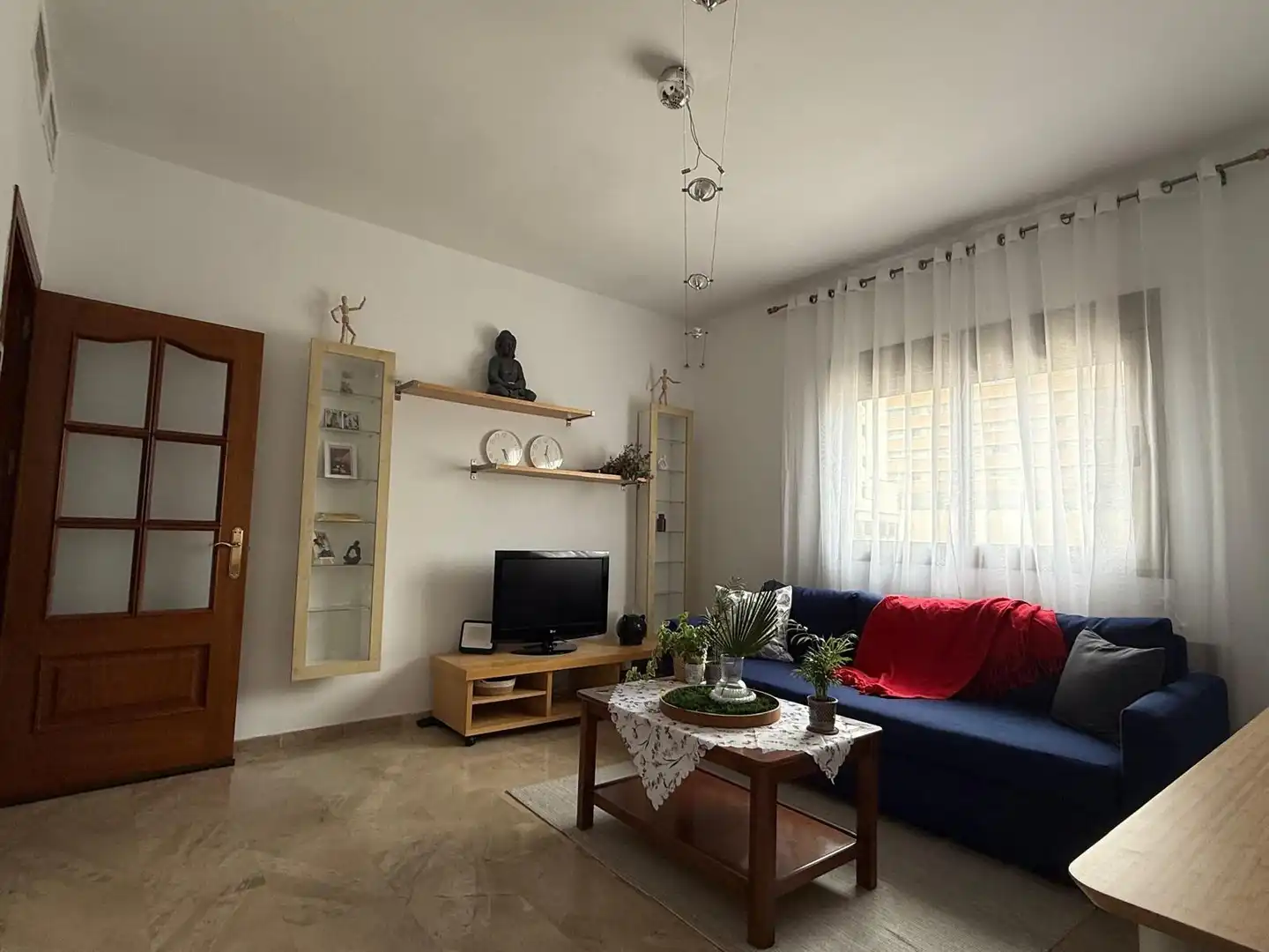 Sala de estar de Apartamento de alquiler en Málaga con Aire acondicionado, Calefacción y Amueblado