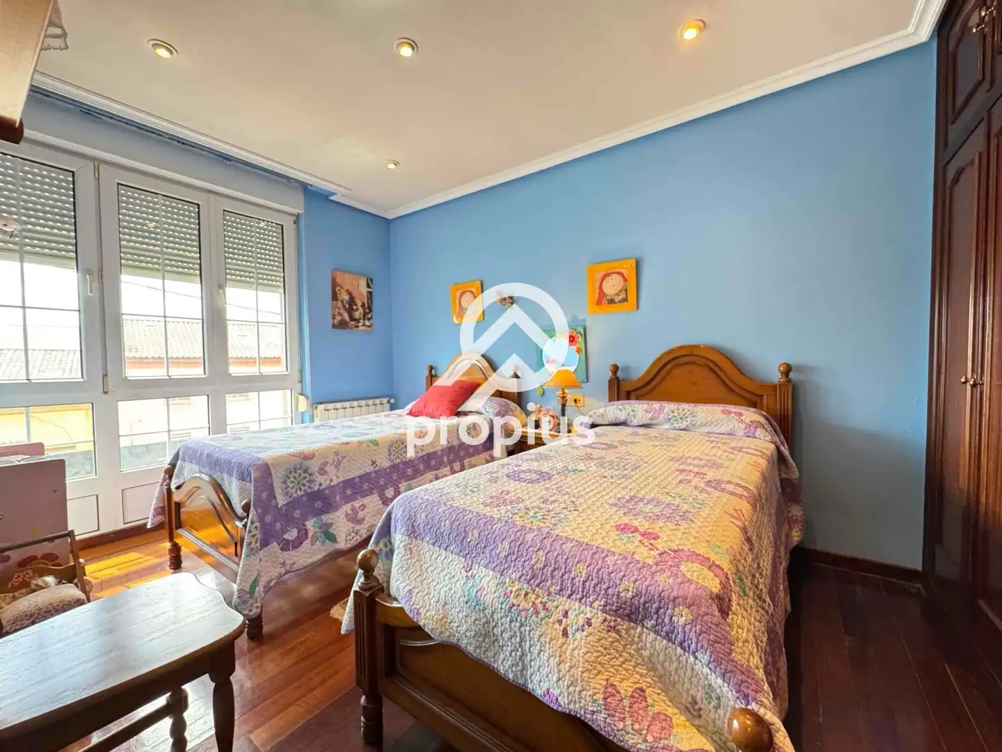 Bedroom of Houses for sale in Avilés  with Heating, Private garden and Parquet flooring