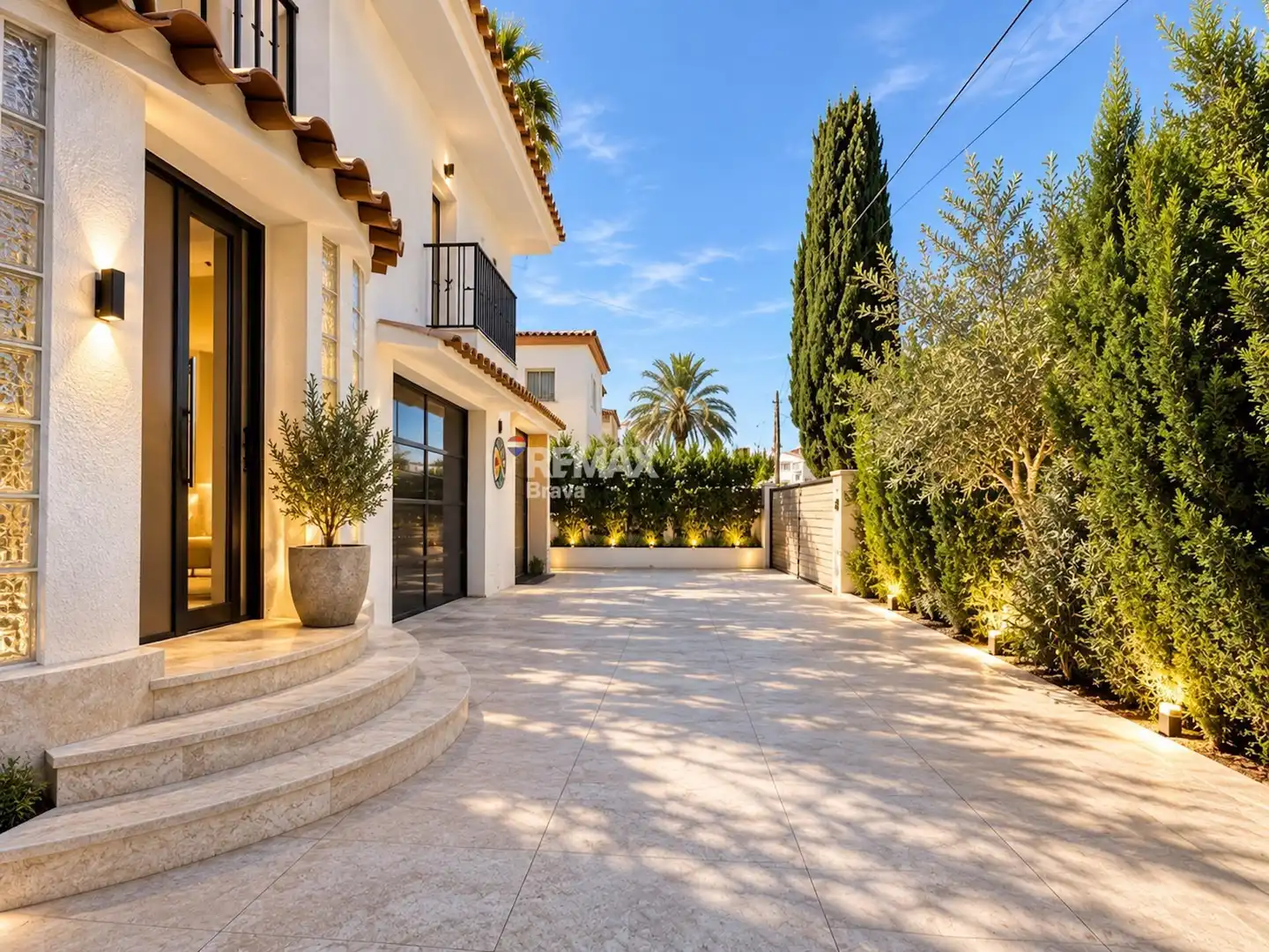 Exterior view of Houses for sale in Roses  with Terrace and Swimming Pool