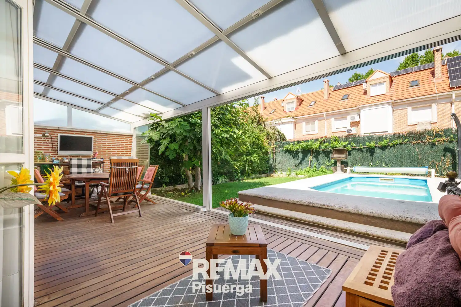Terraza de Casa o chalet en venta en Arroyo de la Encomienda con Aire acondicionado, Calefacción y Jardín privado