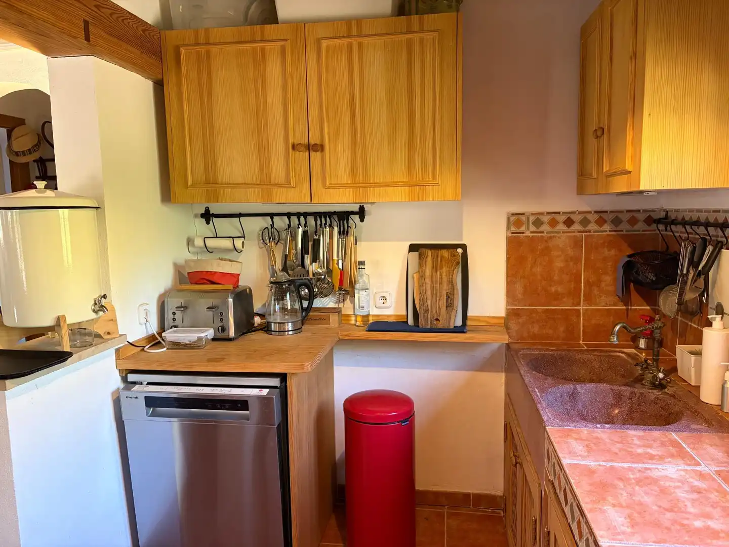 Cuina de Finca rústica en venda en Campanet amb Aire condicionat, Calefacció i Jardí privat