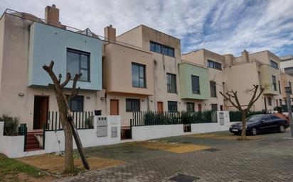Exterior view of Single-family semi-detached for sale in San Jorge / Sant Jordi  with Terrace and Swimming Pool