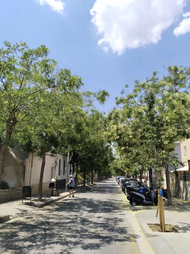 Vista exterior de Piso en venta en Barcelona con Calefacción y Balcón