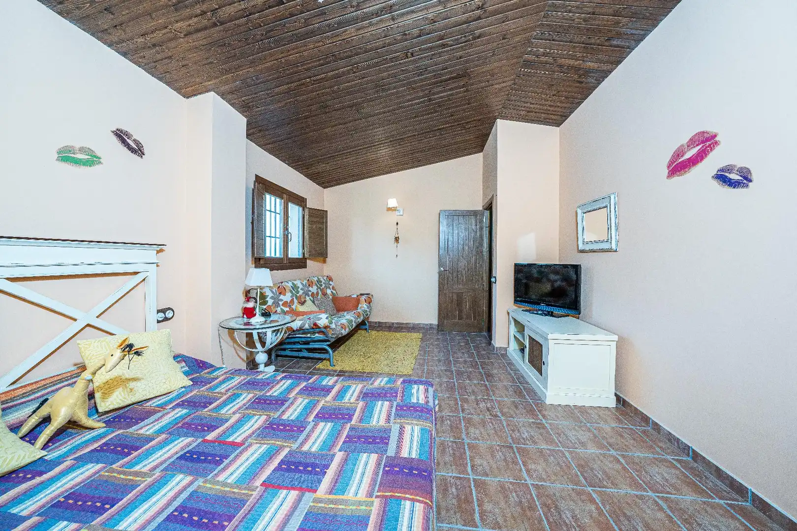 Sala d'estar de Finca rústica en venda en Biar amb Calefacció, Jardí privat i Terrassa