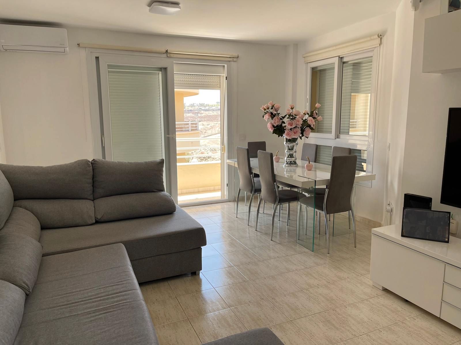 Living room of Apartment for sale in Granadilla de Abona  with Air Conditioner, Terrace and Storage room
