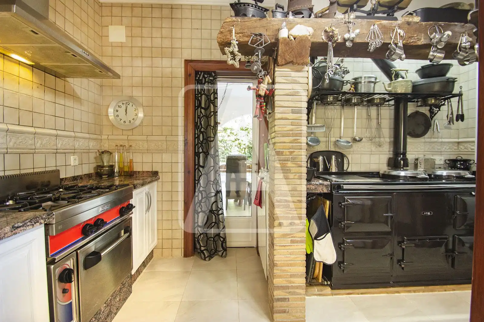Cuina de Finca rústica en venda en Calpe / Calp amb Aire condicionat, Calefacció i Jardí privat