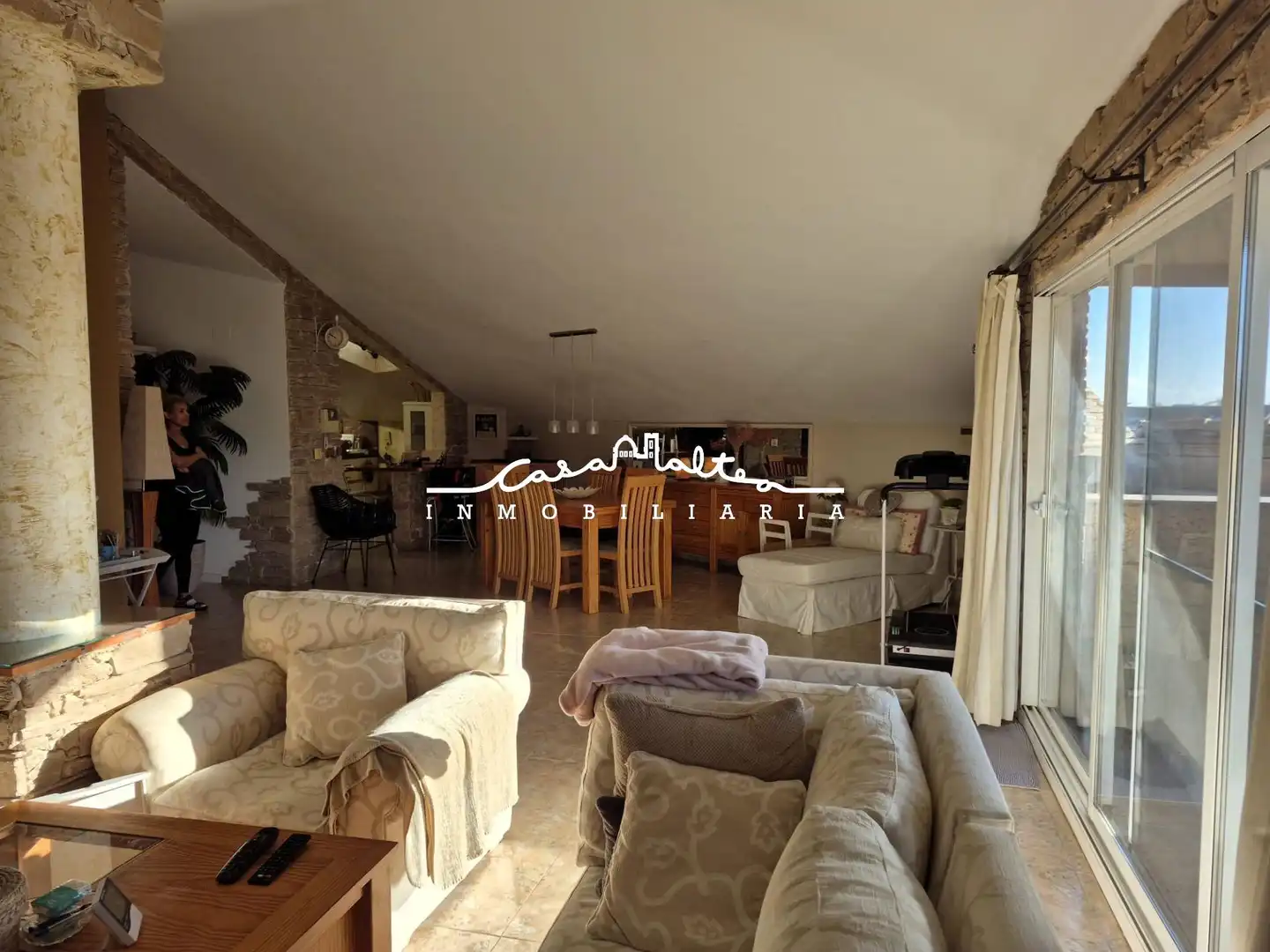 Sala d'estar de Àtic en venda en Altea amb Aire condicionat, Terrassa i Traster