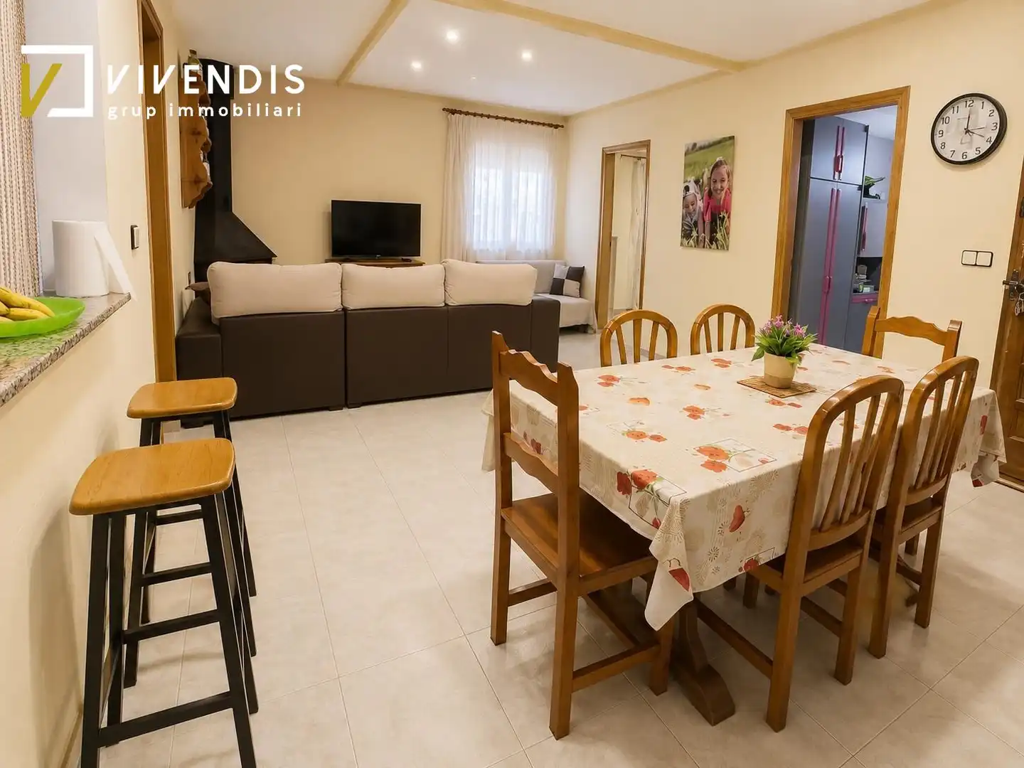 Sala de estar de Casa o chalet en venta en Rosselló con Jardín privado