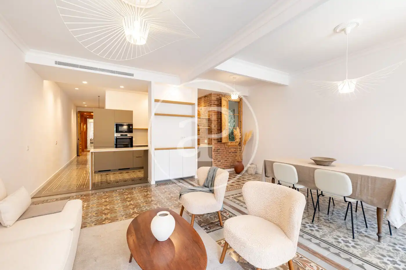 Außenansicht von Wohnung zum Verkauf in Barcelona mit Klimaanlage, Heizung und Terrasse