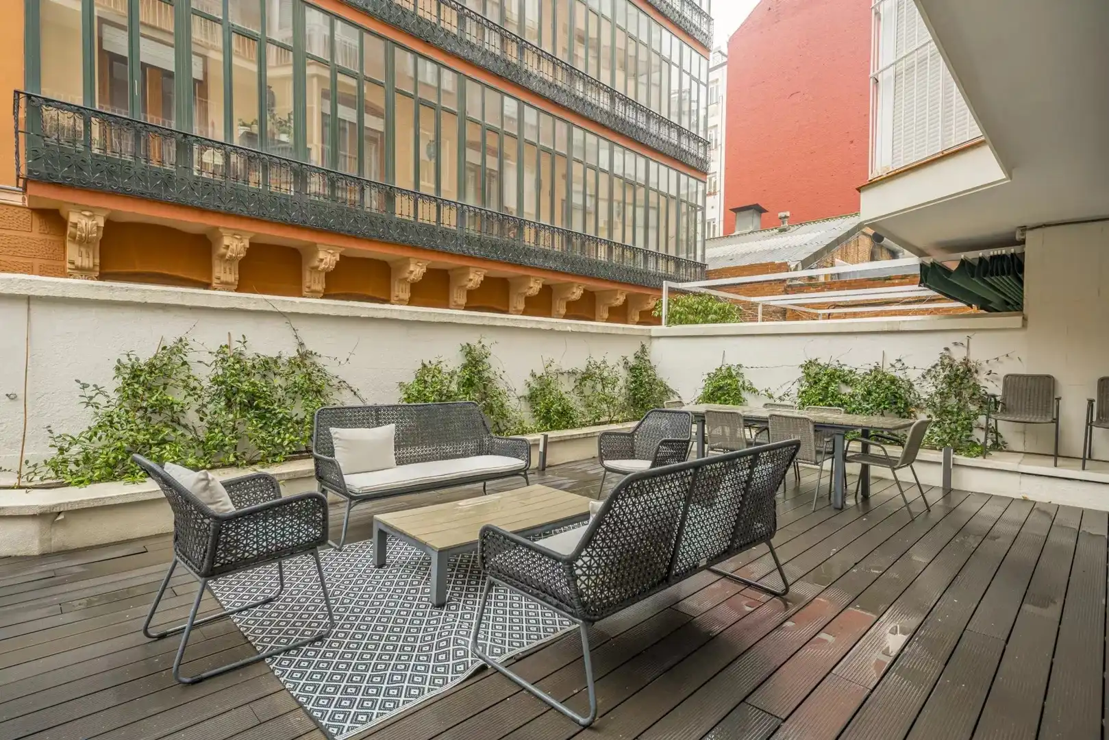 Terrace of Flat for rent in Madrid  with Air Conditioner, Heating and Terrace