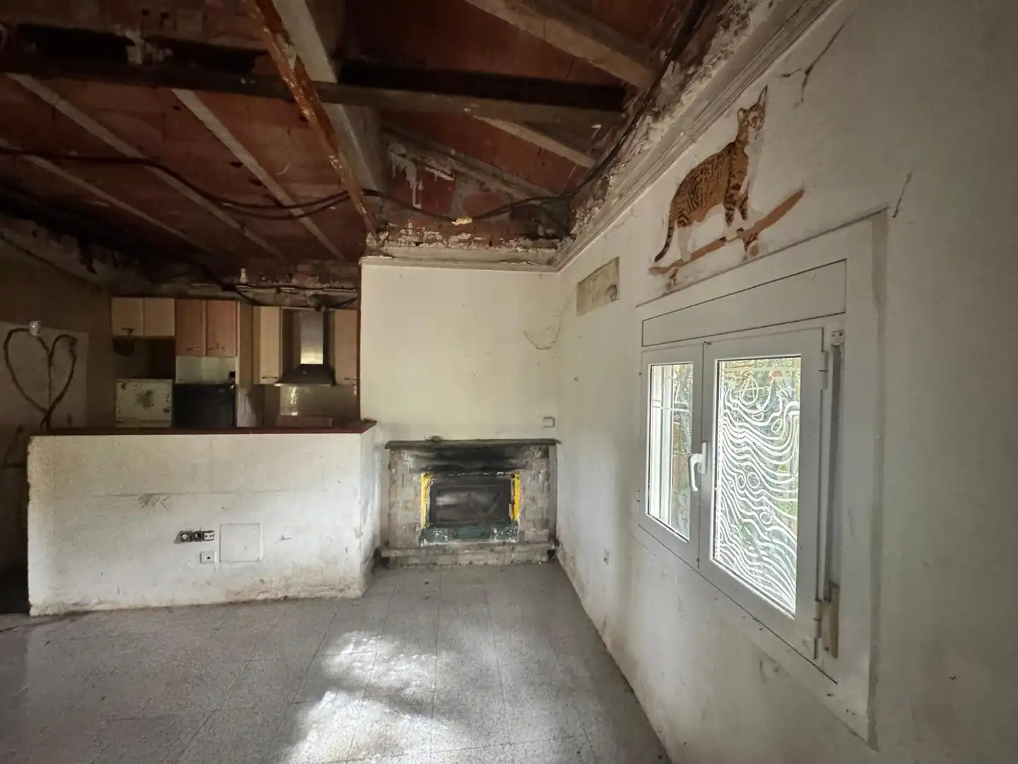 Sala de estar de Casa o chalet en venta en Vacarisses