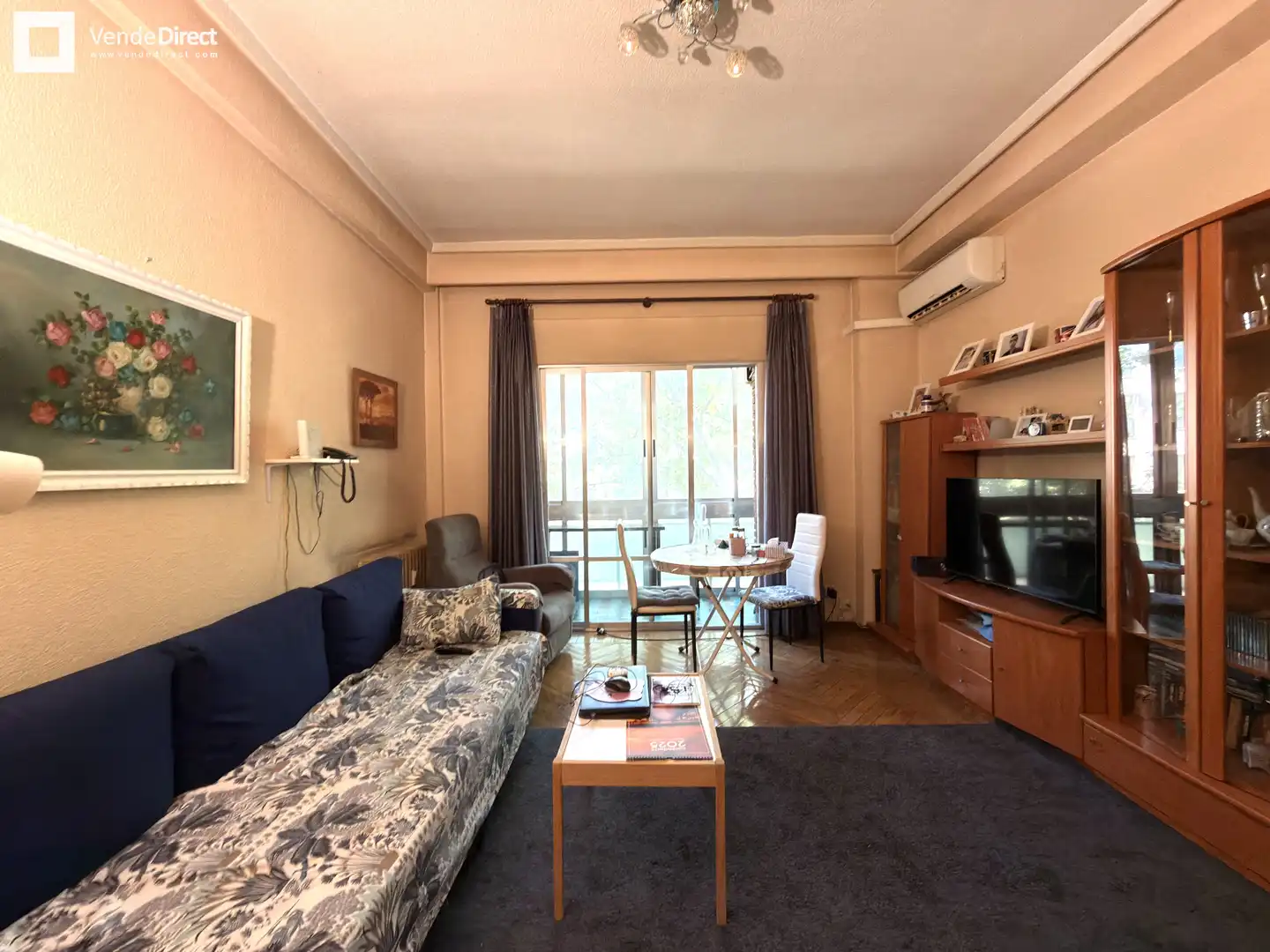 Sala de estar de Piso en venta en Madrid con Aire acondicionado, Calefacción y Parquet