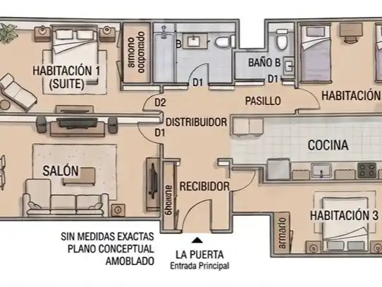 Piso en venta en  Palma de Mallorca con Aire acondicionado y Balcón