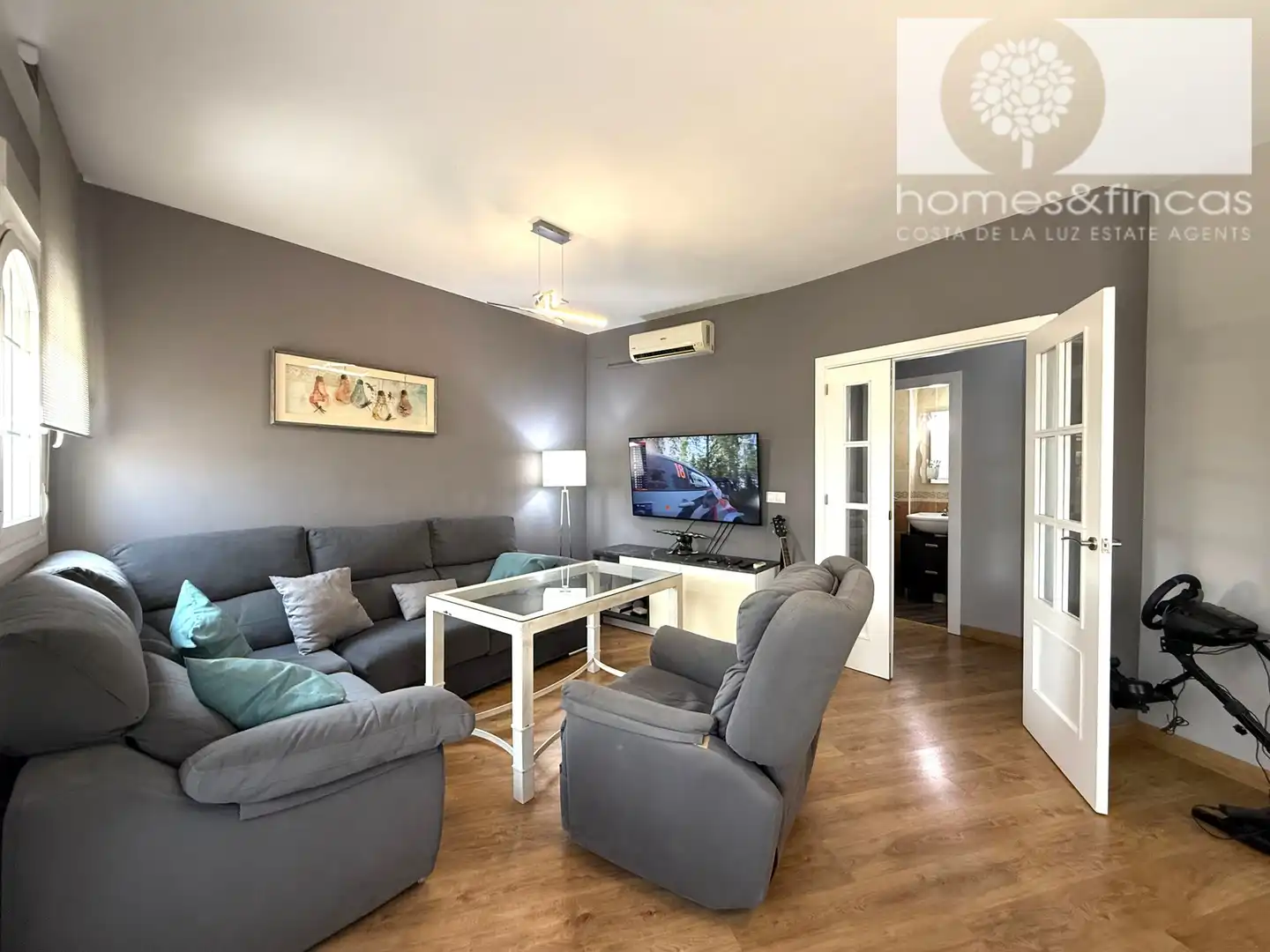 Wohnzimmer von Wohnung zum Verkauf in Ayamonte mit Klimaanlage und Balkon