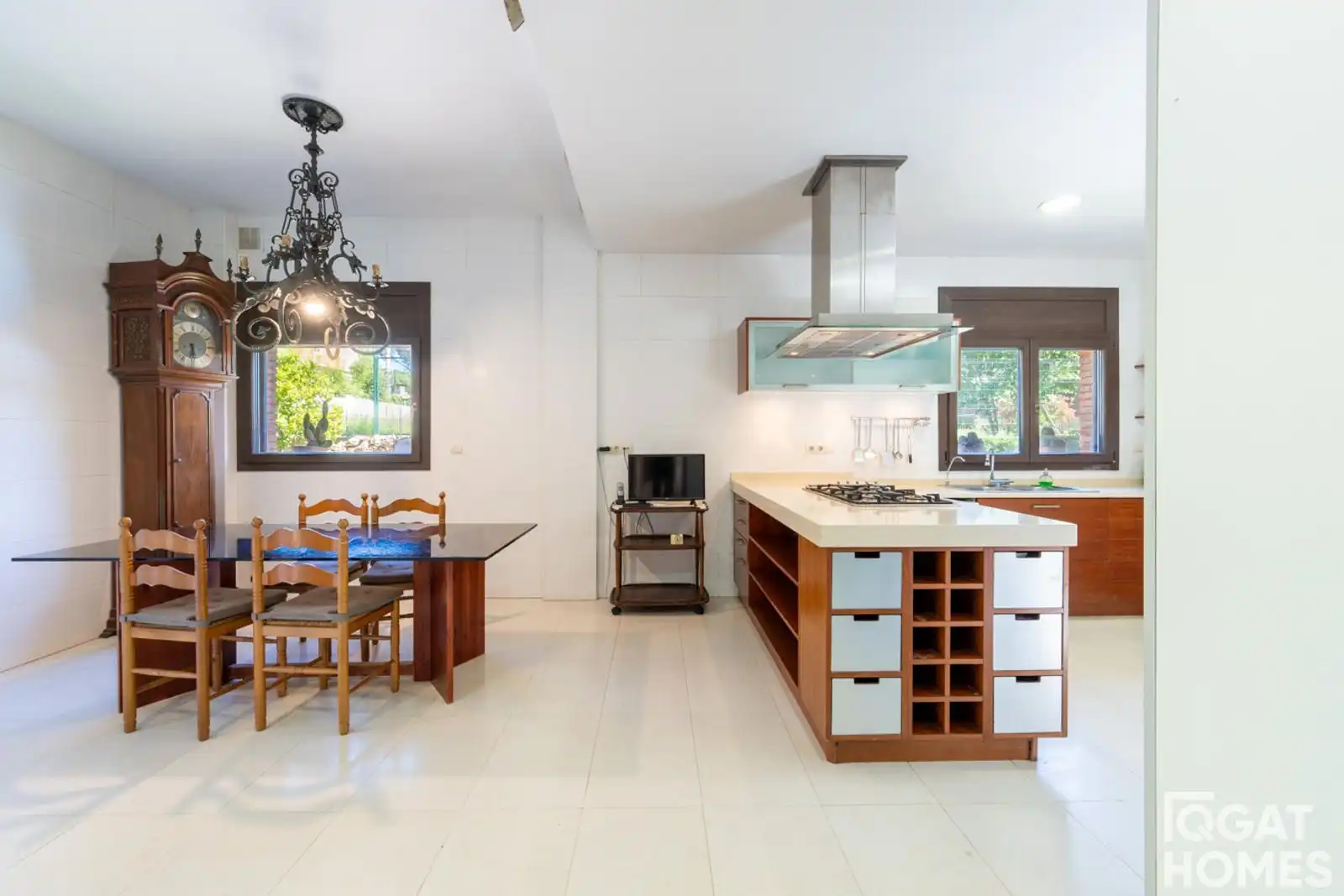 Cocina de Casa o chalet de alquiler en Sant Cugat del Vallès con Aire acondicionado, Calefacción y Jardín privado