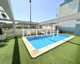 Swimming pool of Flat for sale in Xeresa