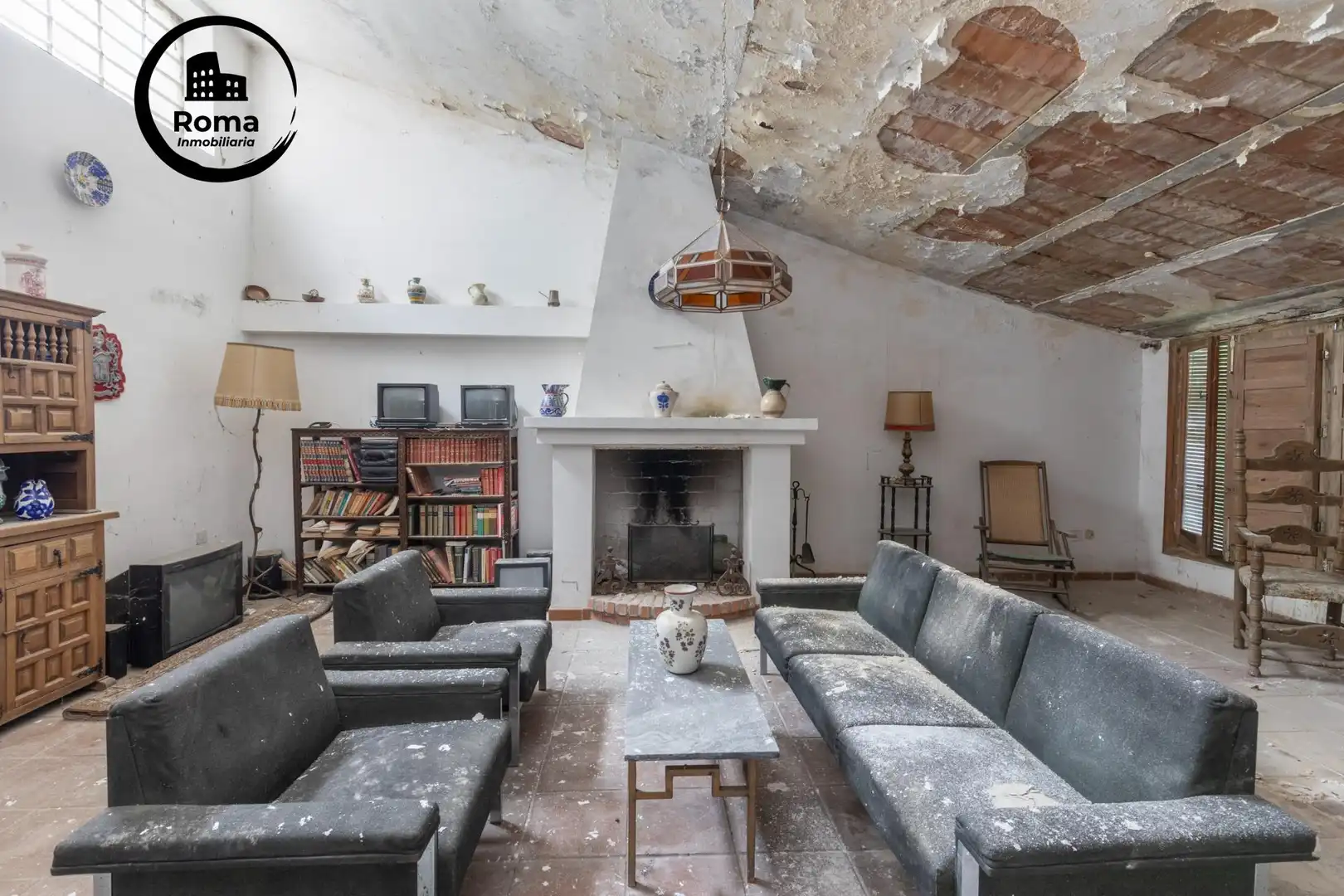 Sala de estar de Casa o chalet en venta en Cájar con Terraza, Piscina y Balcón