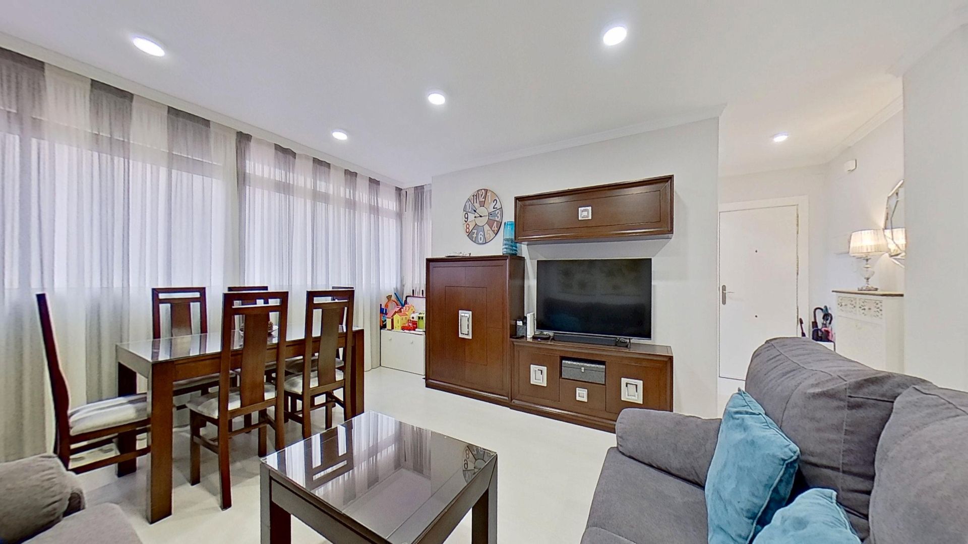 Sala d'estar de Pis en venda en Málaga Capital amb Aire condicionat