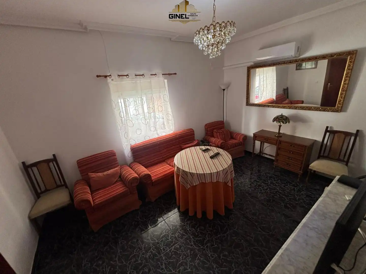 Living room of Flat for sale in Jaén  with Air Conditioner and Furnished