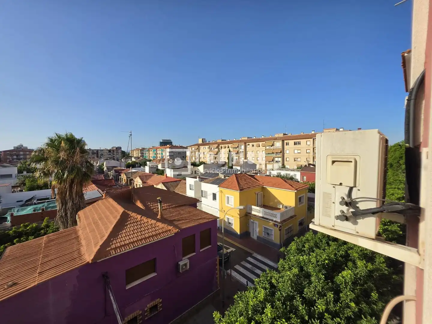 Vista exterior de Pis en venda en Murcia amb Aire condicionat