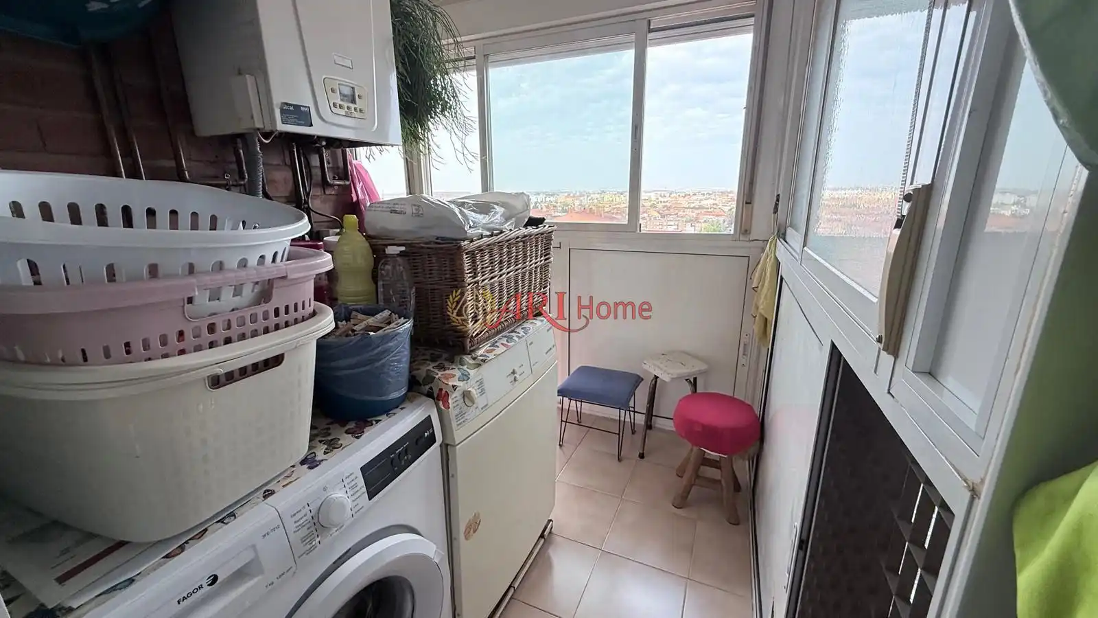 Balcony of Flat for sale in Madrid  with Air Conditioner and Heating