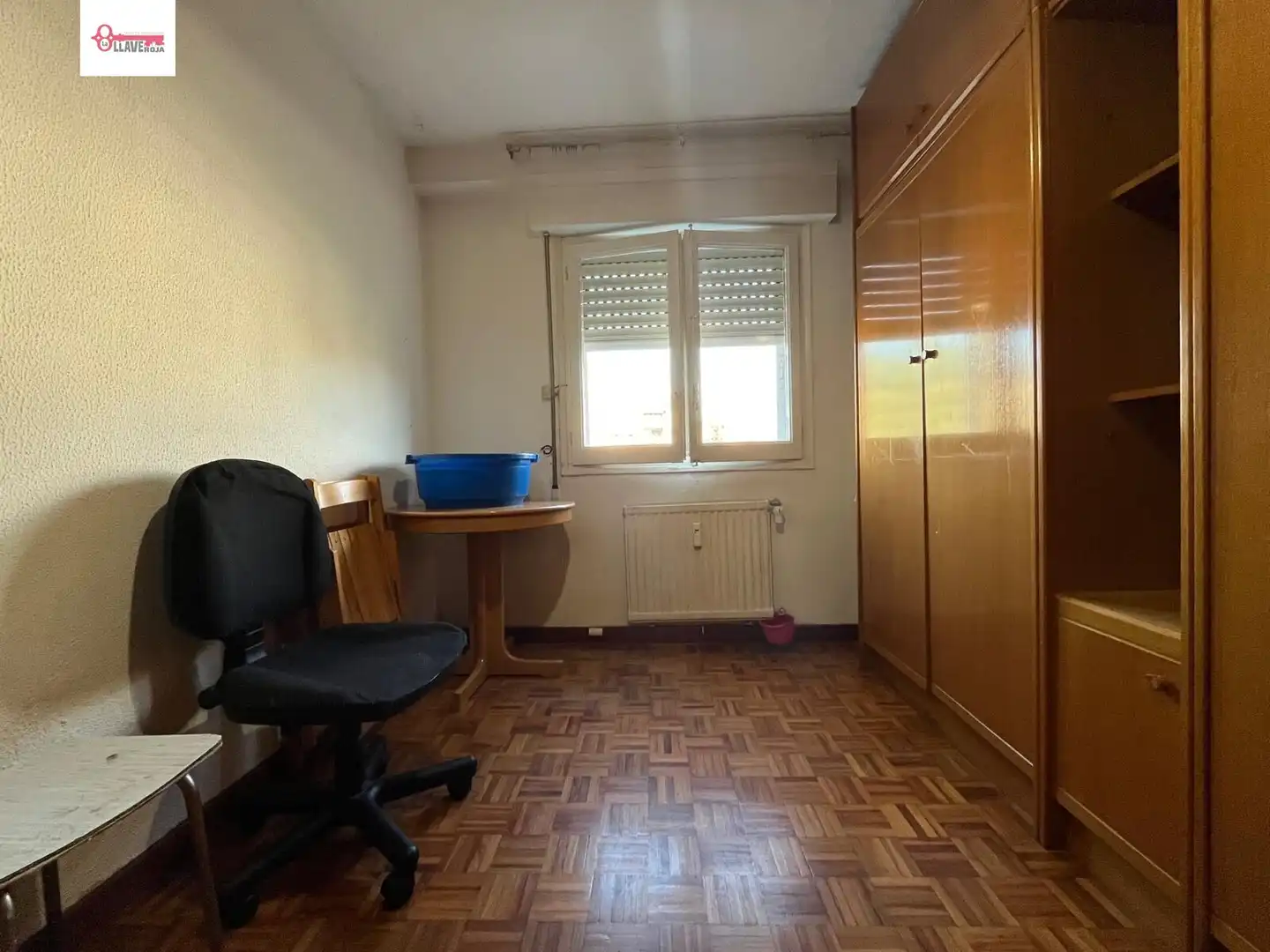 Bedroom of Flat for sale in Burgos  with Heating, Parquet flooring and Terrace