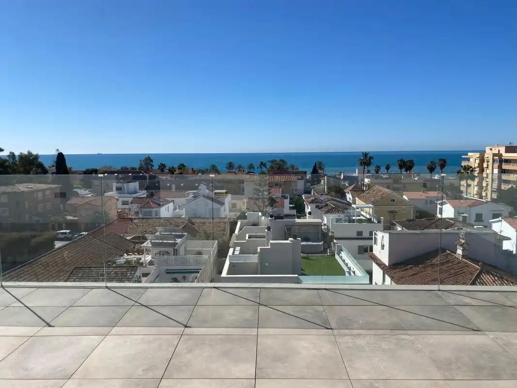 Vista exterior de Piso de alquiler en Málaga con Aire acondicionado, Calefacción y Terraza