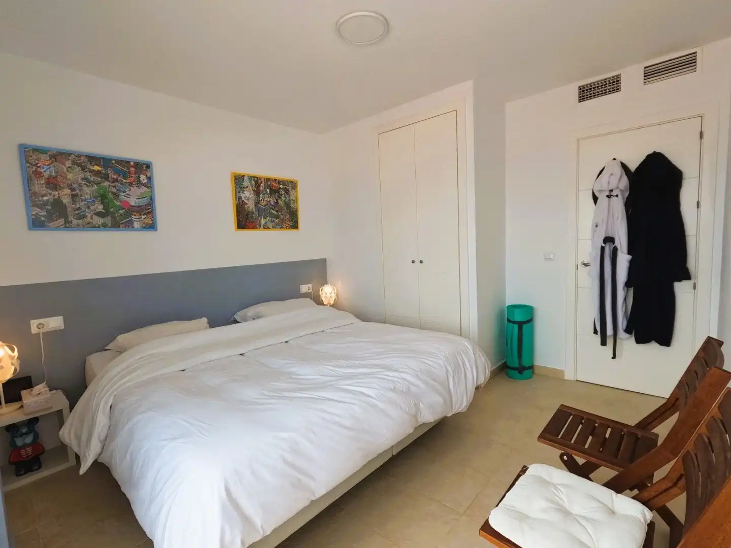 Schlafzimmer von Wohnung zur Miete in Rubite mit Klimaanlage, Heizung und Terrasse