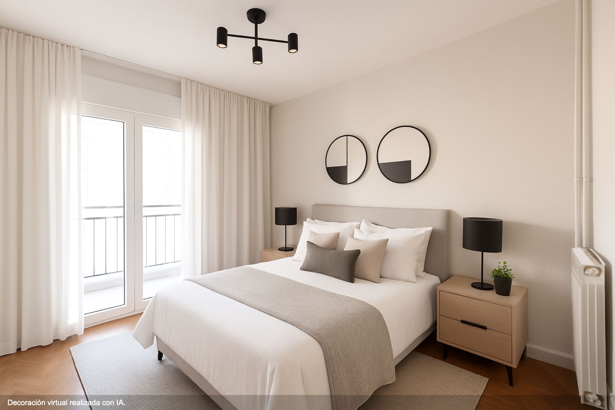 Bedroom of Apartment for sale in  Madrid Capital  with Heating, Parquet flooring and Terrace