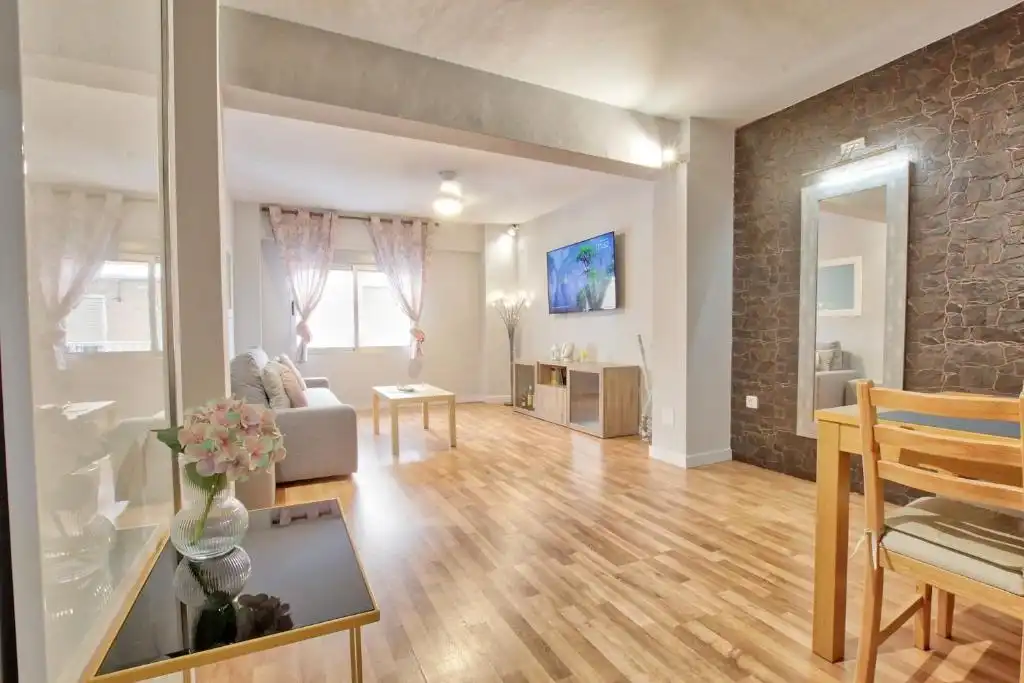 Wohnzimmer von Wohnung zur Miete in Murcia mit Klimaanlage und Möbliert