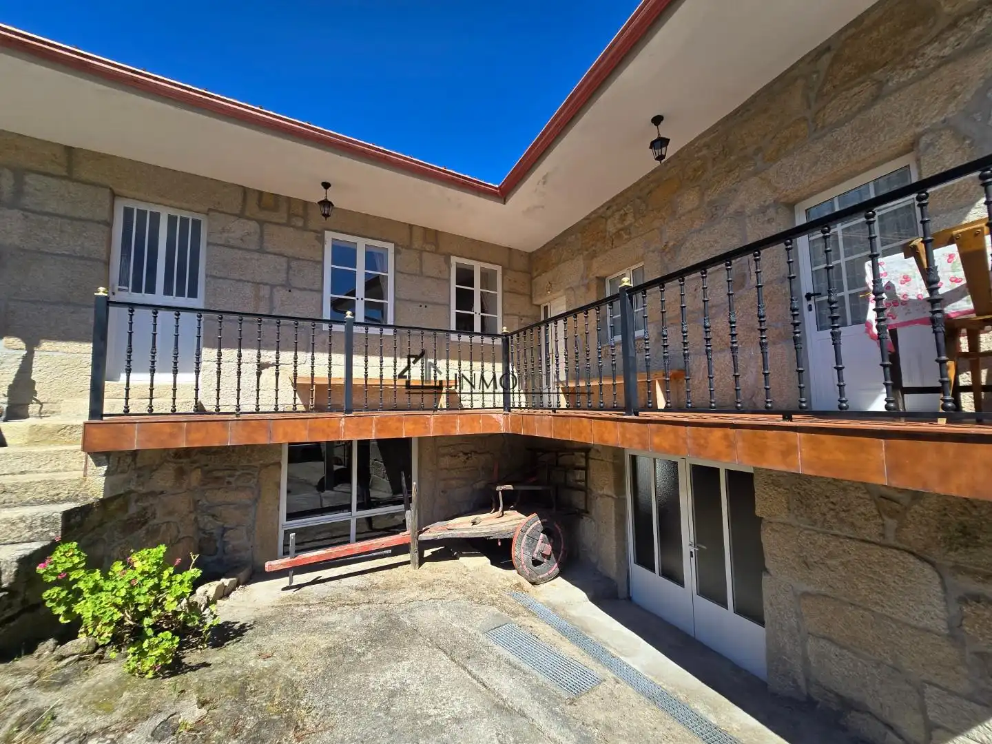Vista exterior de Casa o chalet en venta en Campo Lameiro con Jardín privado, Terraza y Balcón