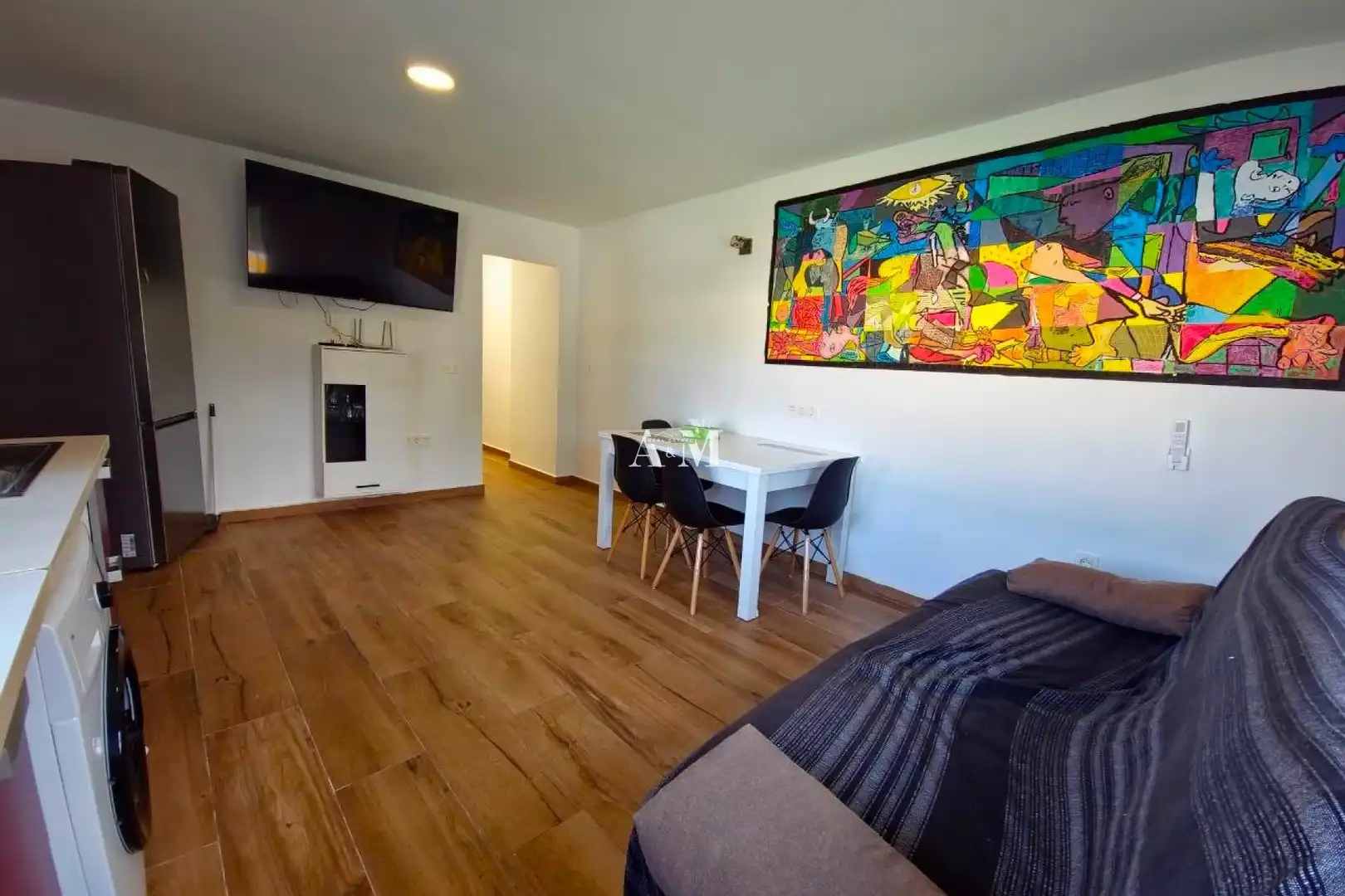 Sala d'estar de Casa adosada de lloguer en Los Montesinos amb Aire condicionat, Calefacció i Jardí privat