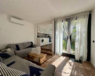 Living room of Flat for sale in Palafrugell  with Air Conditioner, Private garden and Furnished