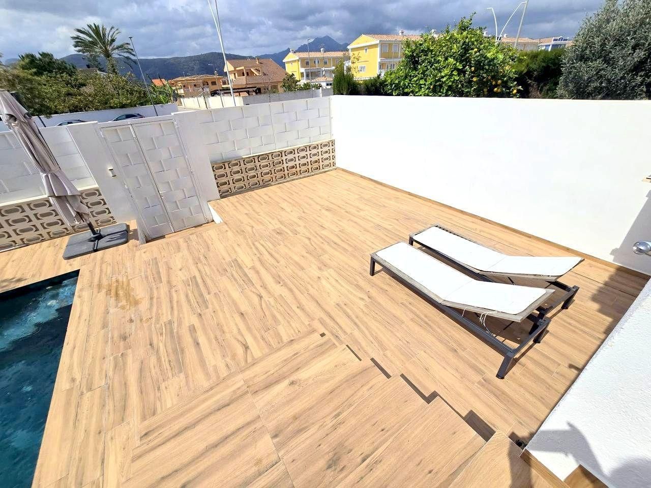 Terrassa de Casa o xalet en venda en Gandia amb Aire condicionat, Terrassa i Piscina