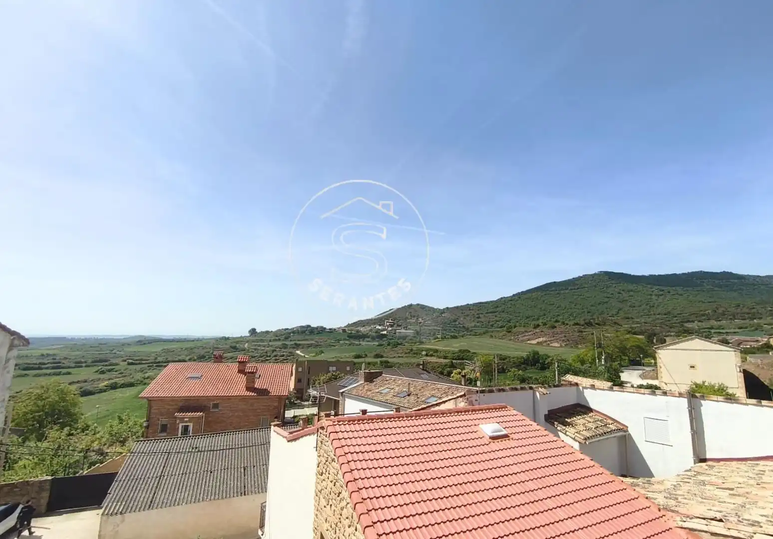 Vista exterior de Casa o chalet en venta en Aberin con Jardín privado, Terraza y Balcón