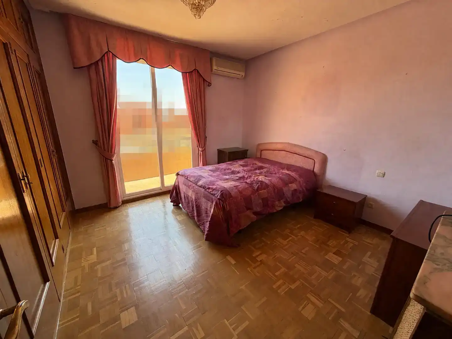 Bedroom of Attic for sale in  Madrid Capital  with Air Conditioner and Balcony